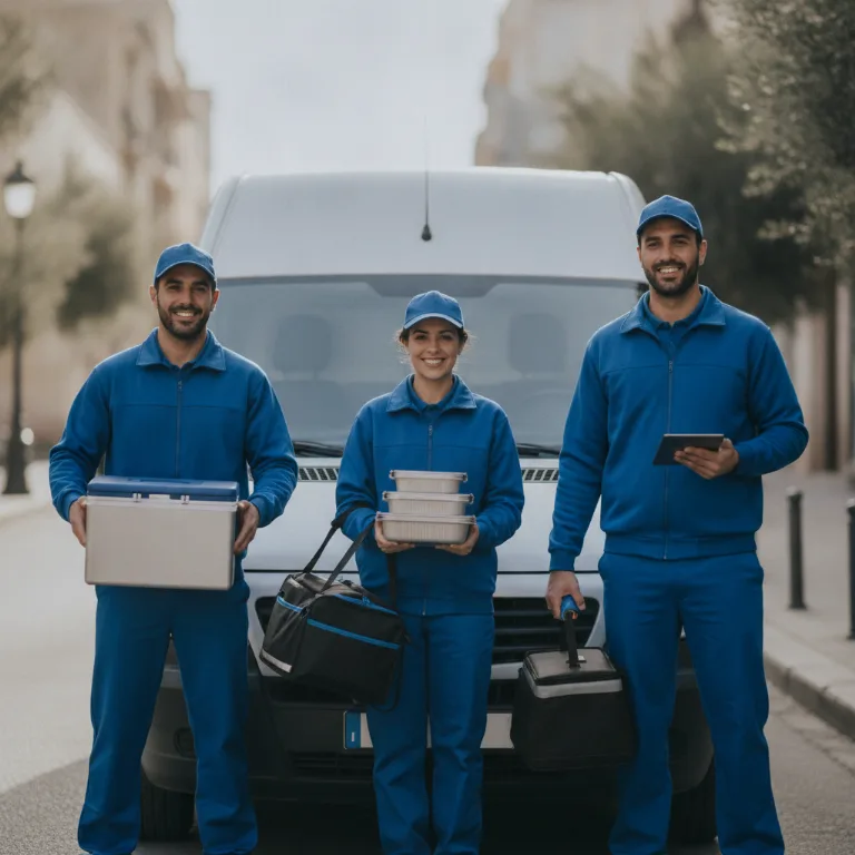 Entrega de Comidas equipo en Getxo